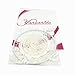 Yansanido White Laces Dream catcher Handmade Traditional White Beaded and Feathers with White Lace Approx 7.8