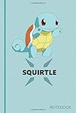 Squirtle: Anime Lover Notebook, 120 Squared