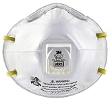 3M Particulate Respirator 8210V, N95 Respiratory Protection (10 Each Per Box) (Case of 80)