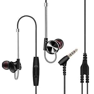Denler Bass Max DM10 in-Ear Headphones with Mic (Black)