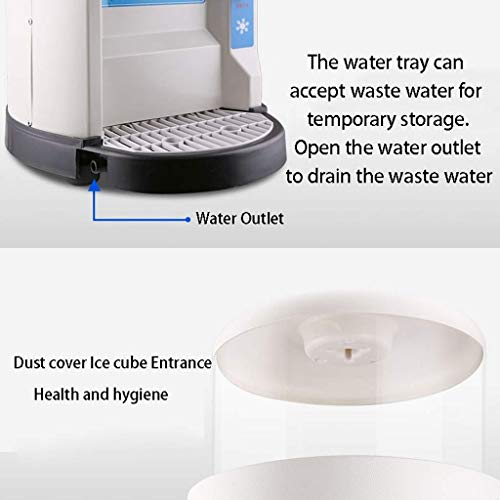SCSBZ Neue kommerzielle Ice Shaver Schneekegel Maker Ice Shaving Machine Tabletop rasierte Eiscrusher, ideal for Partys… – Bild 7