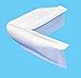 Dock Edge + Bumper Corner Dock Guard (1-Piece), White