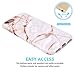 JAHOLAN Gold Marble Design Clear Bumper Glossy TPU Soft Rubber Silicone Cover Phone Case Compatible with iPhone 7 iPhone 8