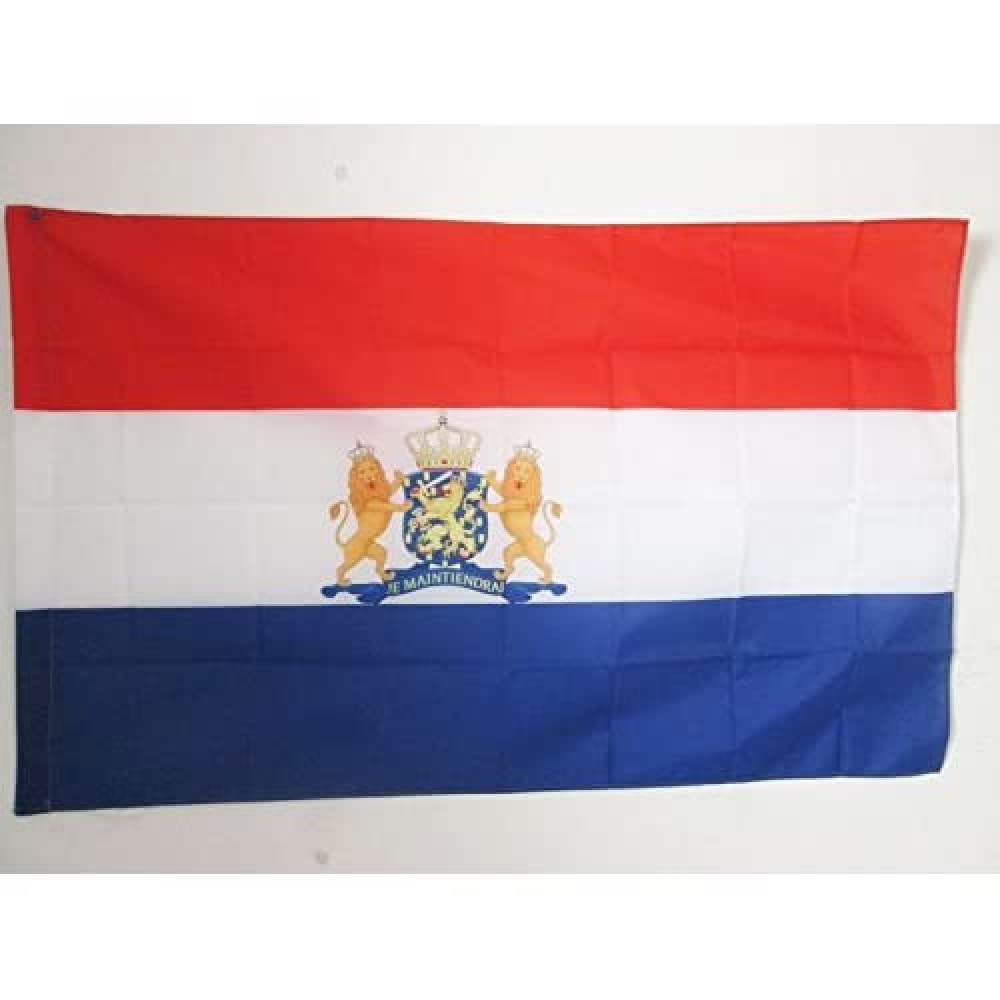 AZ FLAG - United Kingdom of the Netherlands 1815-1908 Flag - 3x5 Ft - Netherland historic Banner with Sleeve - 100% Polyester - Fade Resistant - Vivid Colors - 3' x 5' Feet - 150x90 Cm