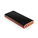 EasyAcc 20000mAh Power Bank QC 3.0 Quick Charge Portable Phone Charger with Dual USB Inputs and Four Outputs - Black & Orange