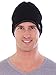 ZENCO Men Winter Handcrafted Knitted Baggy Slouchy Beanie Hat Black