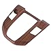 Saihisday Peach Wood Grain Inner Gear Shift Panel Cover Water Cup Holder for Honda CRV CR-V 2017 2018 (Gear Shift Panel Cover)