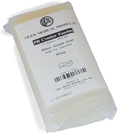 Pill Crusher Pouches Straight seam