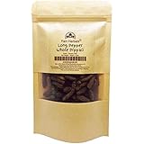 Pam Herbals Indian Long Pepper Whole Pippali | 3.5oz Resealable Kraft Packaging | Seasoning for Meat Fish Malabar & South Ind