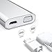 USB C Hub, OMARS 6 in 1 Type C Hub Dock with HDMI 4K, VGA, 2 USB 3.0, 1000M Ethernet, USB Type C Charging Port, Compatible with MacBook Pro 2015/2016/2017, Chromebook and More USB C Devices - Silver