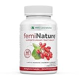 femiNatureTM Urinary Tract Infection Treatment for Women - Fast Acting Bladder and Urinary Tract Cleanse | D-Mannose, Cranberry Extract, MSM & Berberine - 60 Vegetarian Capsules