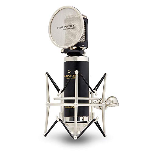 Marantz Professional MPM-2000 | Cardioid Condenser Microphone with Pop Filter, Shock Mount, & Carry Case (34mm / XLR Out) - Thumbnail 6