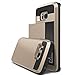 S6 Edge Case, TekSonic® Samsung Galaxy S6 Edge Case (Gold) Armor Series [Card Slide Slot][Drop Protection][Heavy Duty][Wallet] Full Cover Protection Tough Case for Samsung Galaxy S6 Edge (Golden)