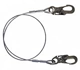 FallTech 73064 Cable Restraint Lanyard, 4-Foot