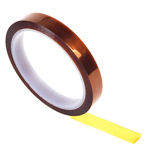 Heat High Temperature Resistant Adhesive Gold Tape For Electric Task 33m 12mm