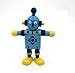 Wooden Robot Toys Green Wooden boy Toys,Toddlers Fidget Toy,Bending-Shaped Toy Robot Playing Set(6 Pack)