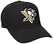 NHL Pittsburgh Penguins Basics Structured Adjustable Cap, One Size, Black
