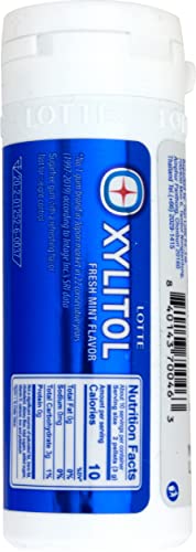 LOTTE XYLITOL FRESH MINT GUM 1.02 OZ (PACK OF 1)
