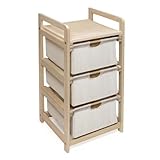Badger Basket Three Drawer Hamper/Storage Unit