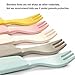 Shopwithgreen Bamboo Toddler Utensils Set, Baby Kids Toddler Spoons and Forks Set, BPA Free Reusable Cutlery Set| Dishwasher Safe, Child and Baby Self Feeding for Dinner, Dessert, Soup,10 Pack