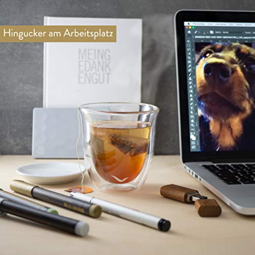 Mövenpick 6 x Cappuccino Gläser 250ml - Spülmaschinengeeignete doppelwandige Gläser - Thermogläser geeignet als… – Bild 4