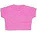 New Tween Kids Girls Neon Fluorescent Plain Short Sleeves Crop Belly Tops Dance Wear Gymnastic Fancy Dress AGE: 5 -13 YEARS