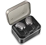 Wireless Earbuds, Ecoker Stereo Bluetooth 5.0 Headphones Mini Twins Dual Cordless Earphones Sweatproof in-Ear Noise Cancelling Headset with Charging Case for Sports Runing