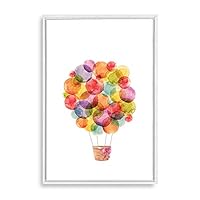 Framed Canvas Wall Art Cartoon Children's Room Canvas Prints Home Artwork Decoration for Living Room,Bedroom - 16x24 inches