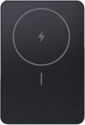 Super Slim Magnetic Power Bank 5000 Negro
