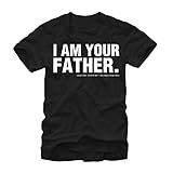 Star Wars I Am Your Father Darth Vader Quote Adult T-shirt - Black