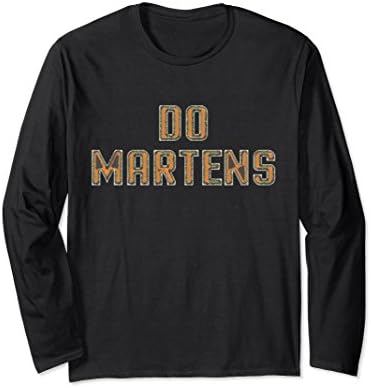 Unisex DO MARTENS LONG SLEEVE SHIRT Large Black