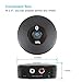 Cyber Acoustics Bluetooth Audio Adapter Receiver for Music Streaming to Home Stereo Speaker System from Smartphones, Tablets and Laptops (CA-BT1)
