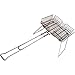 Rome Products 07-30855 Basket Broiler With Grilling Stand One Size Gray
