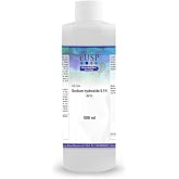 Sodium Hydroxide 0.1N Volumetric Standard Solution (VS), 500mL &ndash; Lab Grade NaOH for Titration &amp; Analytical Laboratory Use