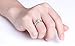 CARSINEL 1 Carat Round Brilliant CZ Sterling Silver 925 Wedding Engagement Ring Sizes 4 to 9