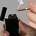 Electronic Dual Arc Cigar Lighter,Oiikury Windproof Rechargeable Flameless Butane Free Plasma Lighter(Black ice)