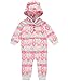 Carter's Baby Hooded Fleece Jumpsuit, Purple