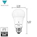 Triangle Bulbs 6-Pack 9 Watt (60 Watt Equivalent) A19 Dimmable LED Light Bulbs, Soft White