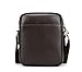 TIANHONGDS Men's Genuine Leather Shoulder Bag Messenger Bags Business Briefcase Composite Leather Classic Casual Bag (Brown)