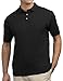 SCOTTeVEST Polo Shirt for Men - 3 Hidden Pockets - Breathable Moisture Wicking T-Shirt for Travel & More (Black, Large)