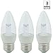 EcoSmart 40W Equivalent B11 Deco Medium Base Light Bulb, Soft White (3 Pack)