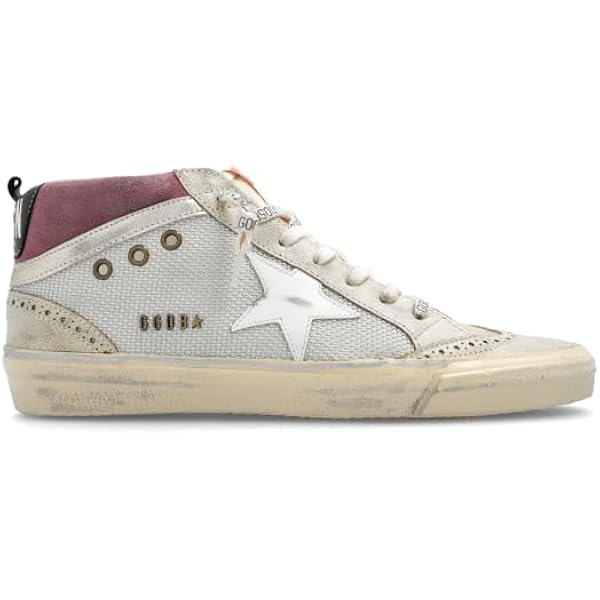 Amazon.com | Golden Goose Mid Star Glitter Upper Suede Star Spur