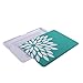 HDE MacBook Pro 13 (Non Retina) Case and Keyboard Cover Snap On Protective Hard Shell Flower Petals Fits Old Macbook Pro 13 Inch Model A1278 with CD Drive (Seafoam Green Flower)