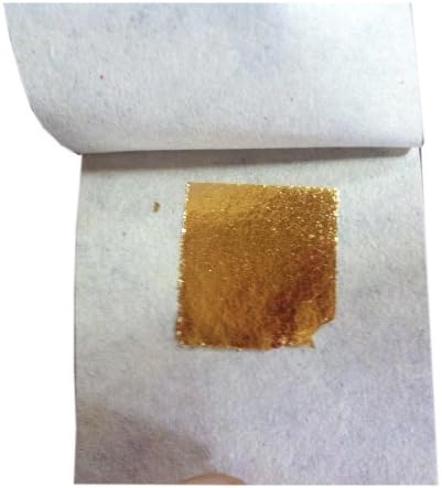 24k Pure Gold Leaf Art Craft Gilding Thai Buddha Amulet Spa Food .