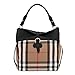 Burberry Women's Sycamore Hobo with Horseshoe Beige Black