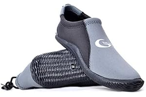 yonsub Dive Boots Men - 3MM Neoprene Wetsuit Scuba Diving Booties Fin Booties Quick-Dry Anti-Slip Water Sports Boot for Adult Women
