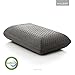 Z Zoned Dough Memory Foam Bed Pillow - Infused with Bamboo Charcoal - Excellent Neck Support - 5 Year U.S. Warranty - Queen - Mid Loft