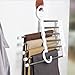 Stainless Steel Pants Hangers Jeans Clothes Organizer Folding Storage Rack Space Saver Storage Rack for Hanging