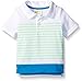 Crazy 8 Boys' Baby White Striped Polo Shirt