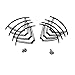 Blomiky 8 Pack Propeller Protector Guards for JJPRO X5 MJX Bugs5W B6 B6F B6FD B5W B8 Pro and Conixo F20 Racing Quadcopter Drone B6 Blades Frame 2 Sets